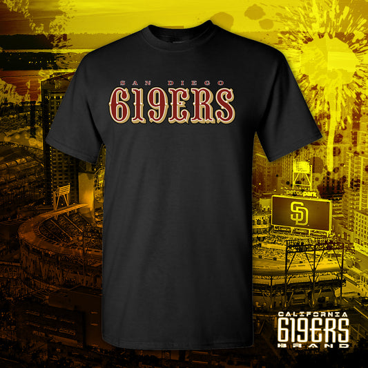 "San Diego 619ers (49ers)" Midweight Soft Fitted - Short Sleeve T-Shirt