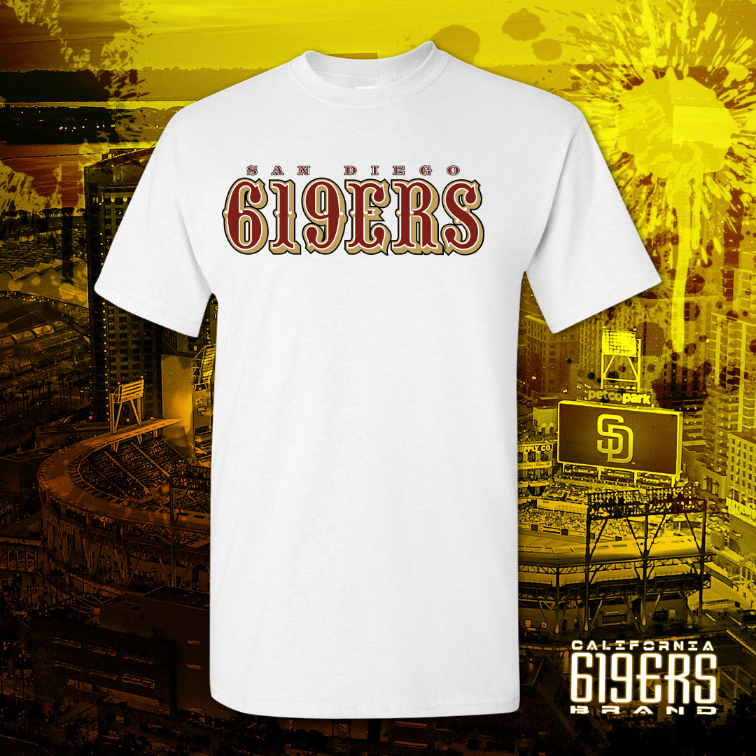 "San Diego 619ers (49ers)" Midweight Soft Fitted - Short Sleeve T-Shirt