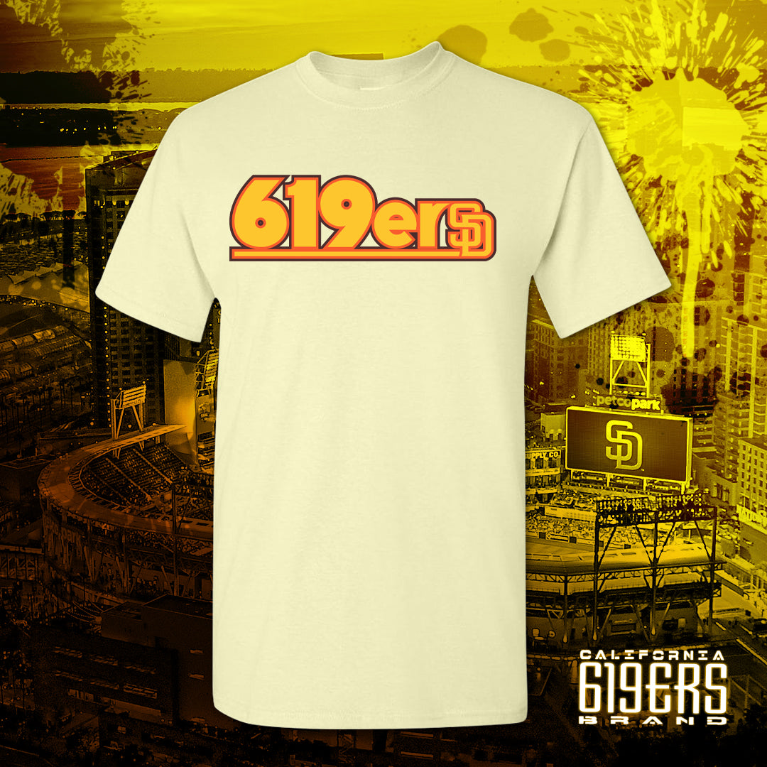 "619ers SD Padres" Midweight Soft Fitted - Short Sleeve T-Shirt