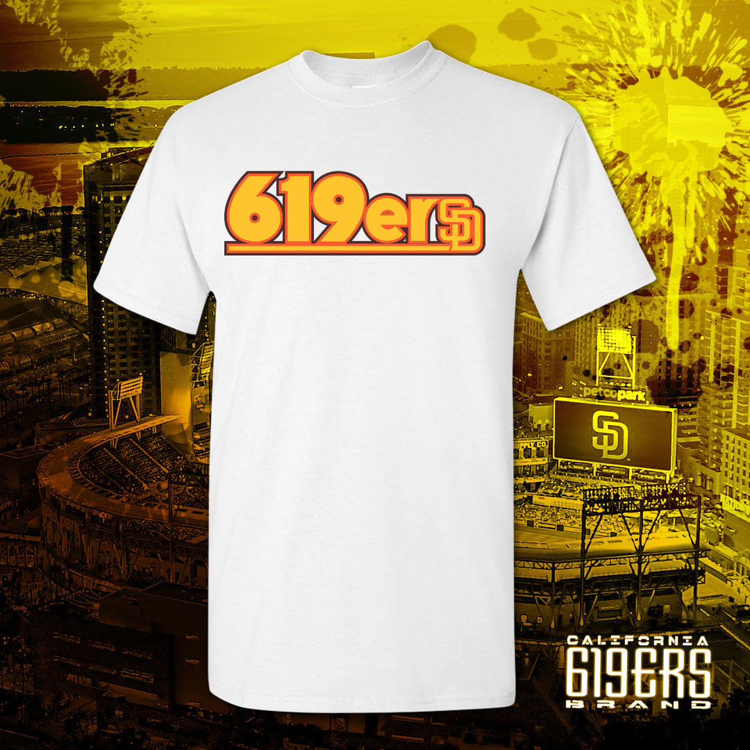 "619ers SD Padres" Midweight Soft Fitted - Short Sleeve T-Shirt