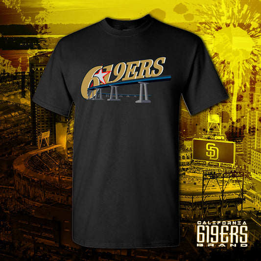 "San Diego 619ers (76ers)" Midweight Soft Fitted - Short Sleeve T-Shirt