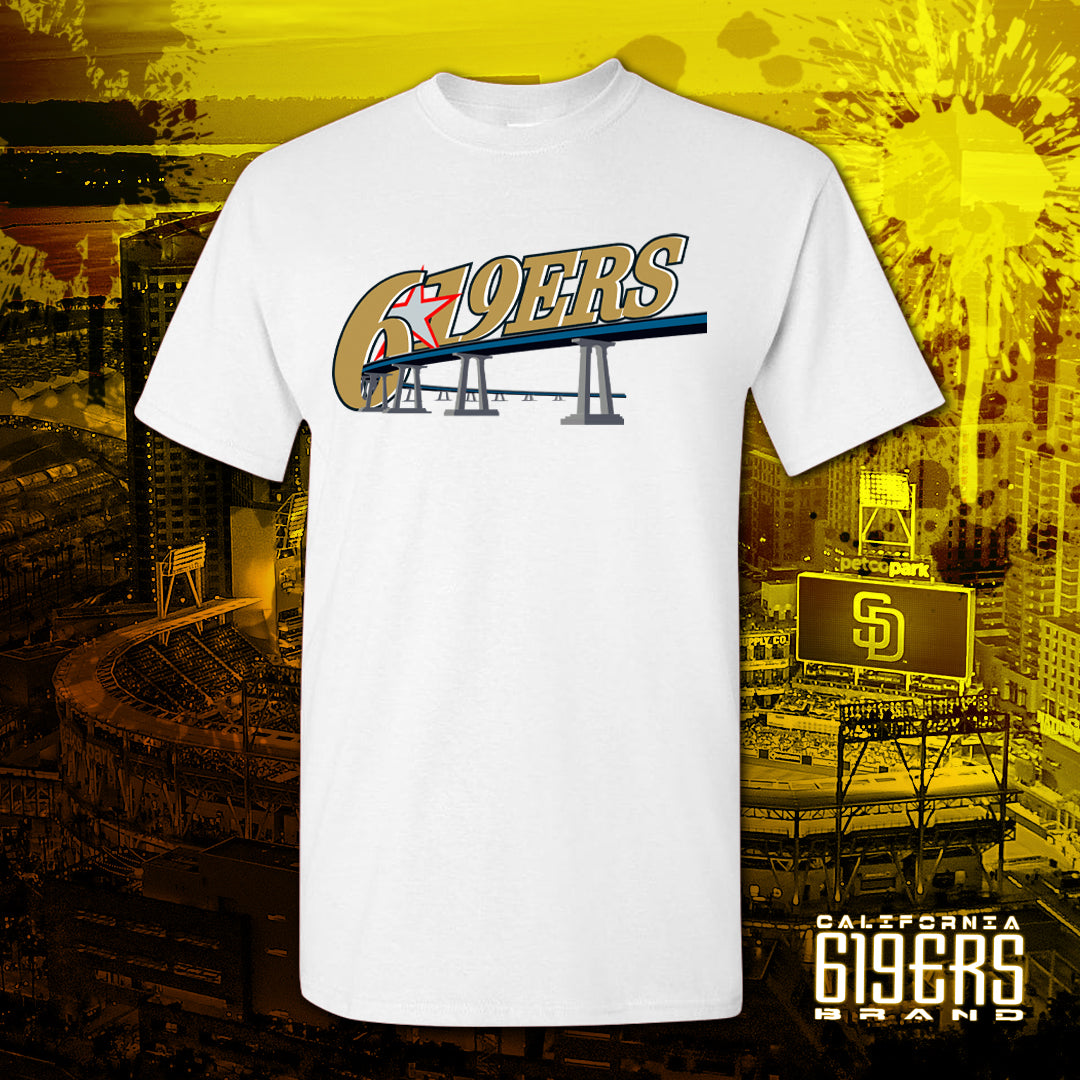 "San Diego 619ers (76ers)" Midweight Soft Fitted - Short Sleeve T-Shirt