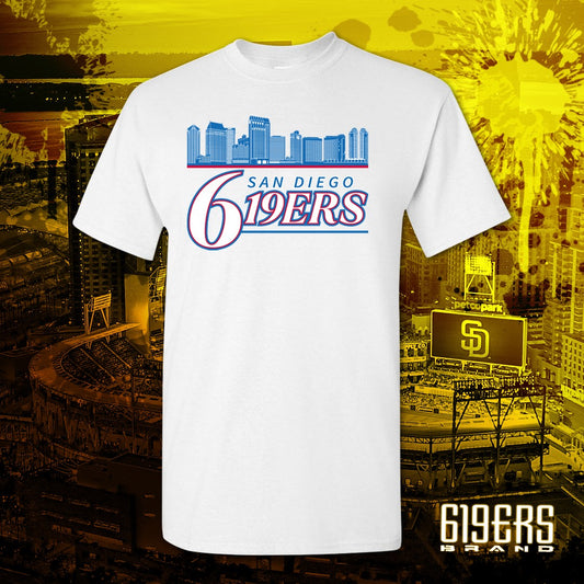 "San Diego 619ers (Clippers)" Midweight Soft Fitted - Short Sleeve T-Shirt