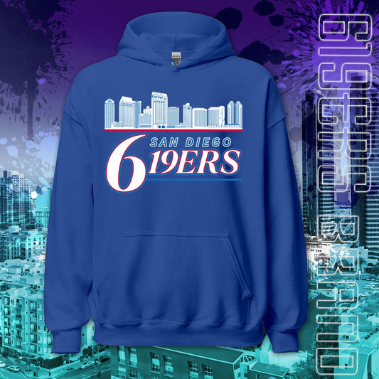 "San Diego 619ers (Clippers)" Midweight - Pullover Hoodie