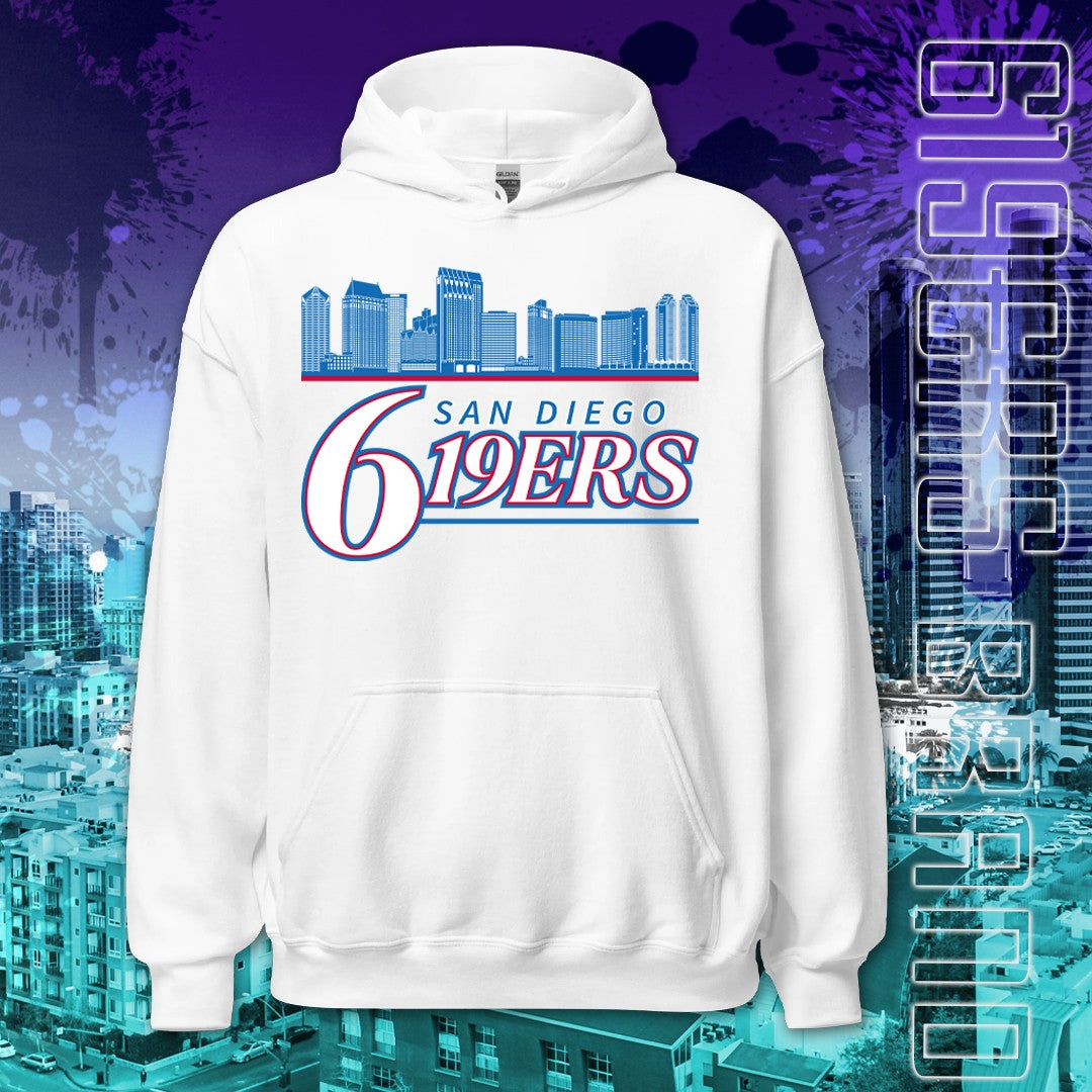 "San Diego 619ers (Clippers)" Midweight - Pullover Hoodie